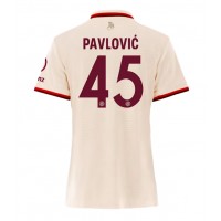 Bayern Munich Aleksandar Pavlovic #45 Rezervni Dres za Ženska 2024-25 Kratak Rukav